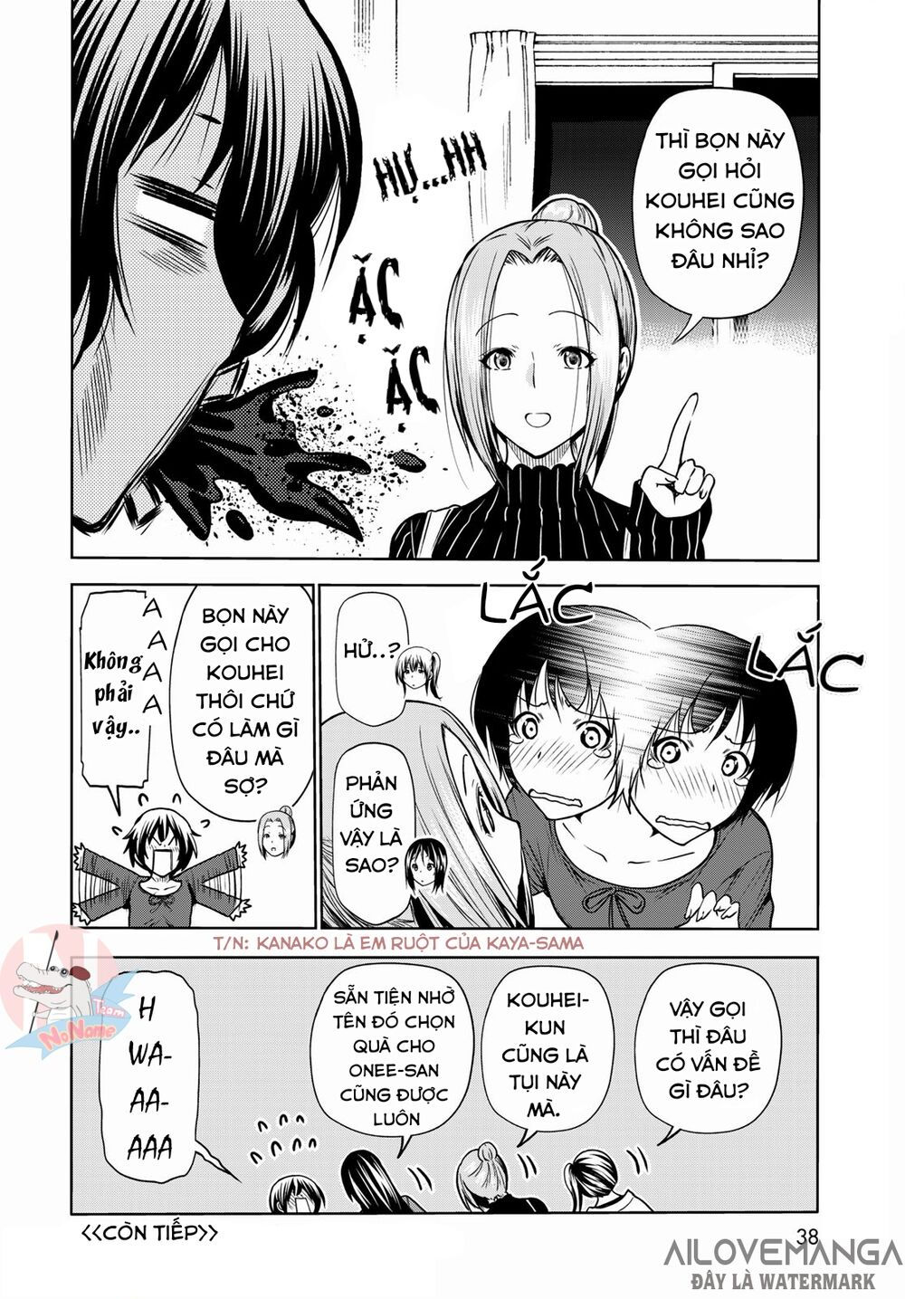 cô gái thích lặn - grand blue chapter 72.1 15