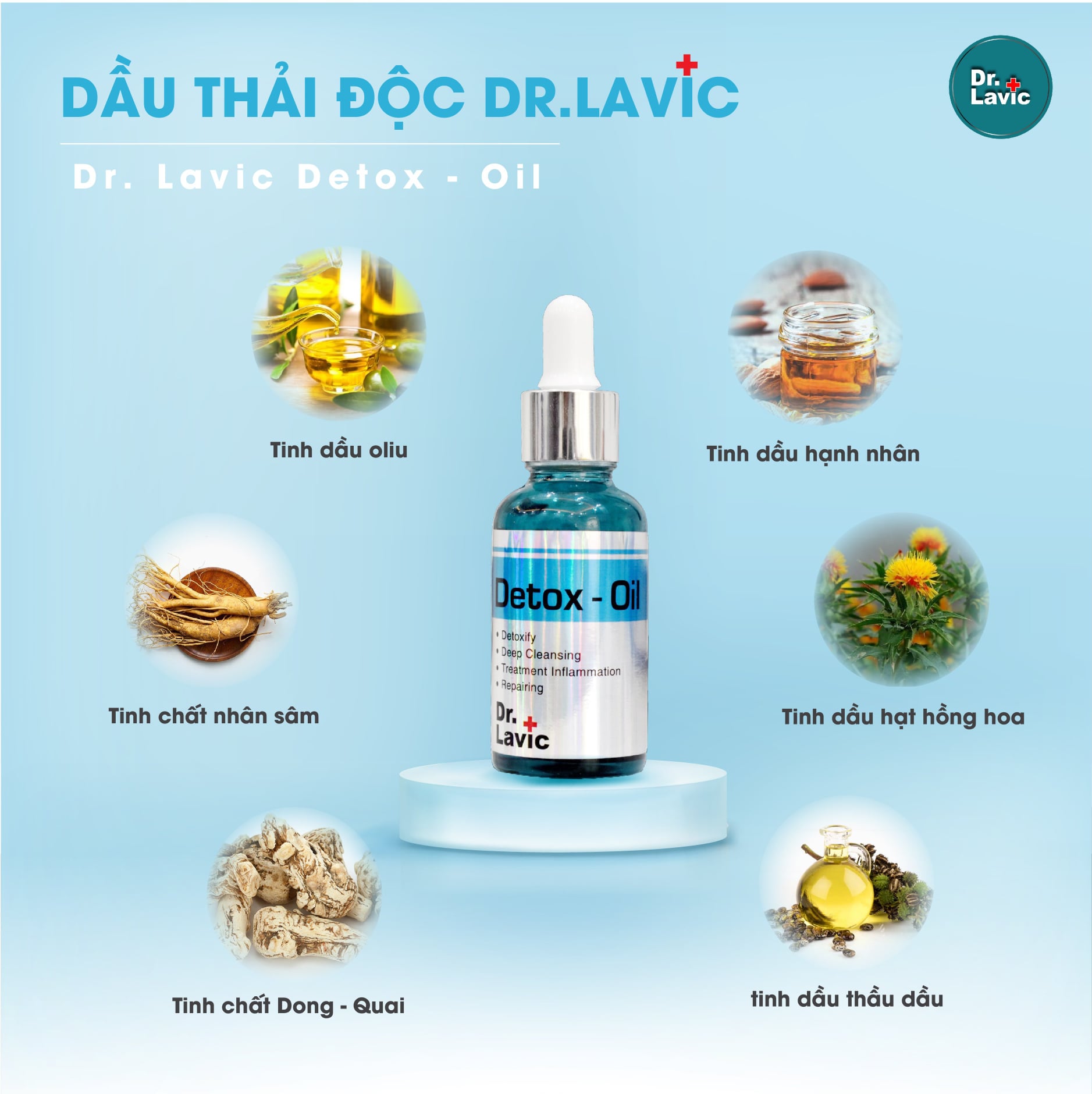 DẦU THẢI ĐỘC DR.LAVIC - Dr.Lavic detox-oil