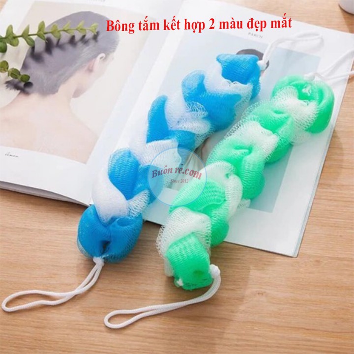 BÔNG TẮM DÀI YQB21 - Lưới nhựa Pe mềm mịn