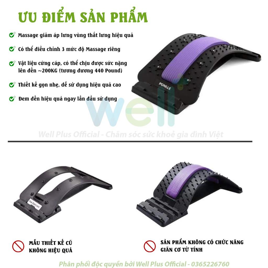 Thiết Bị Mát Xa Lưng Giảm Đau Lưng Dưới - Hỗ Trợ Điều Chỉnh Cột Sống và Giảm Áp Lực - Kéo Dãn cơ Lưng , Mát Xa 10 Điểm Từ Trường