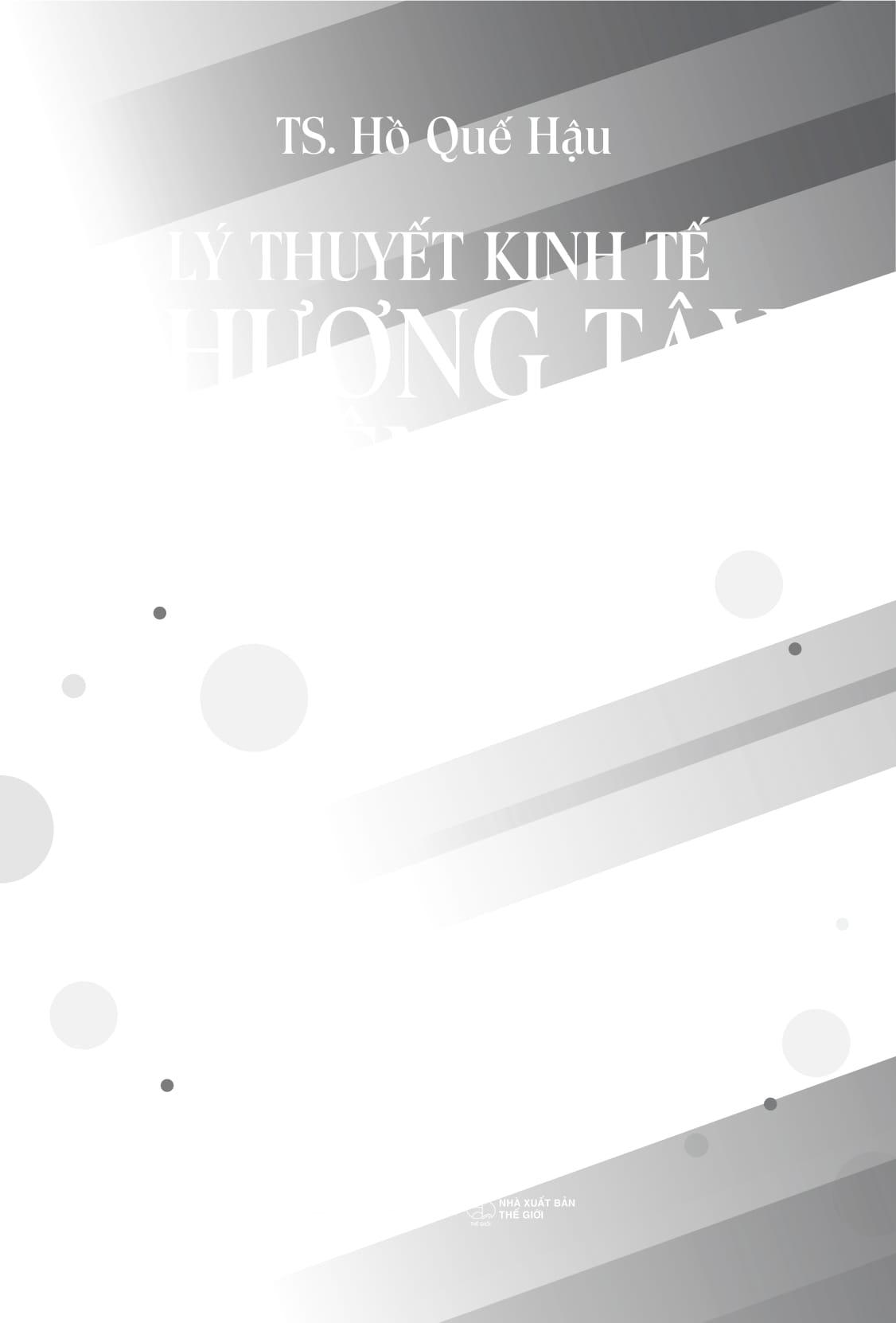 Sách - Lý Thuyết Kinh Tế Phương Tây Hiện Đại