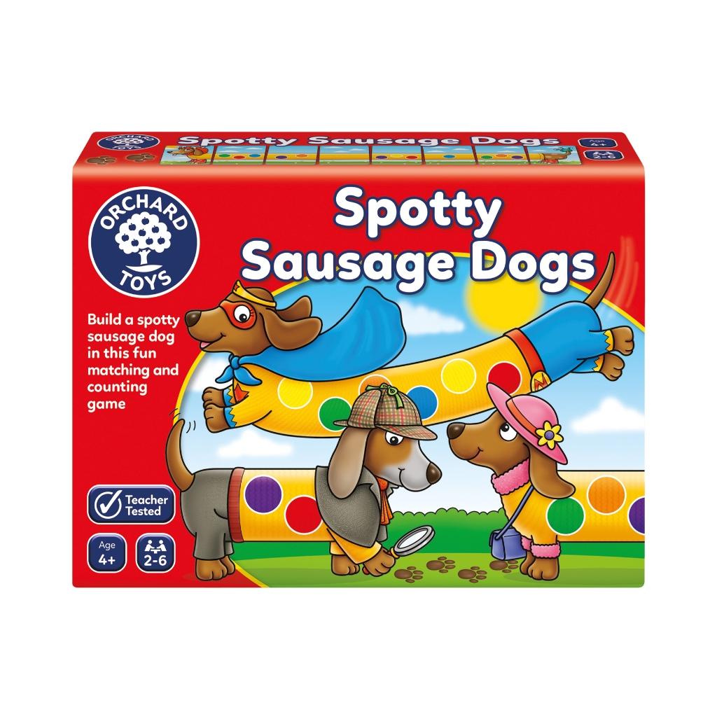Trò chơi trí tuệ Spotty Sausage Dogs - Orchard Toys giúp trẻ làm quen với toán và nhận biết màu sắc