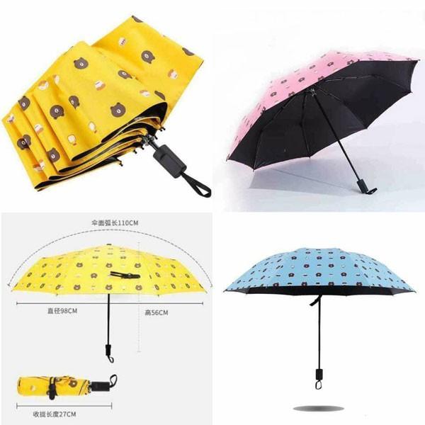 Ô gấu Brown gấp gọn cực tiện dụng