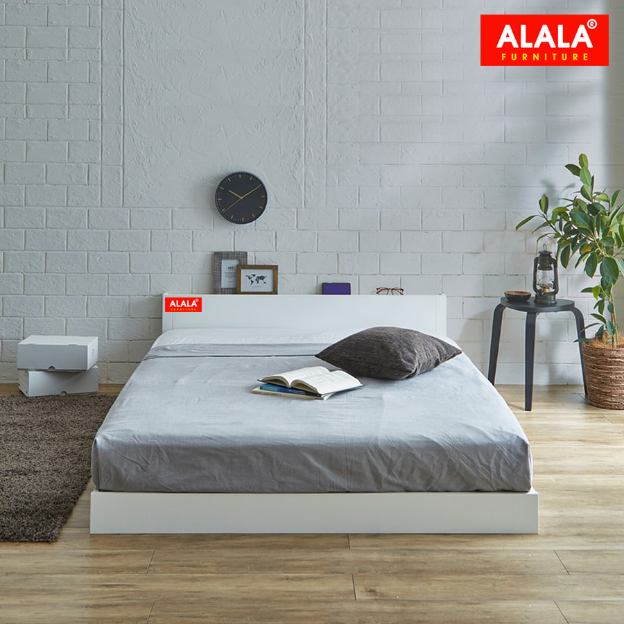 Giường ngủ ALALA41 cao cấp/ Miễn phí vận chuyển và lắp đặt/ Đổi trả 30 ngày/ Sản phẩm được bảo hành 5 năm từ thương hiệu ALALA/ Chịu lực 700kg