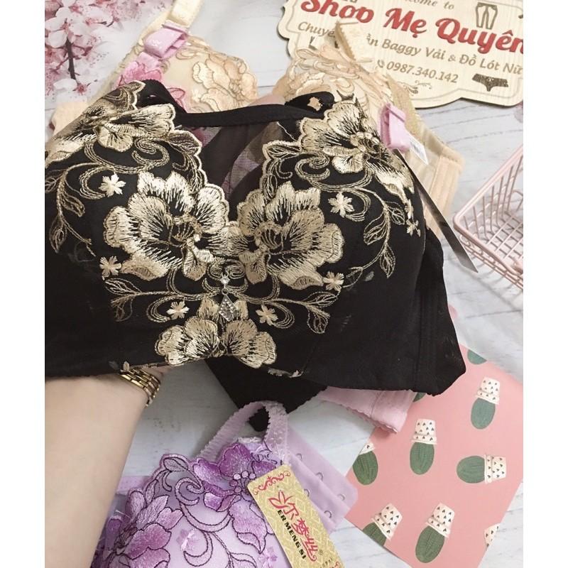 [CÓ BIGSIZE ÁO NGỰC REN THÊU 4D- chống tràn chống sệ