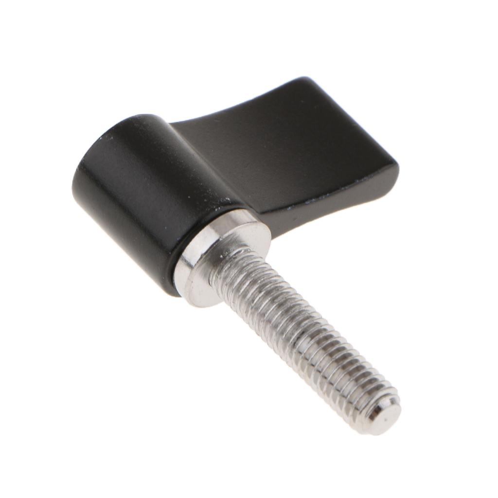 M5 Rotating Knob Handle Thumb Lever Screw for Rod Clamp - Black