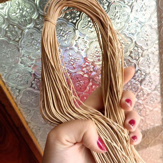 Bó 70-80m dây cói 1mm làm vòng