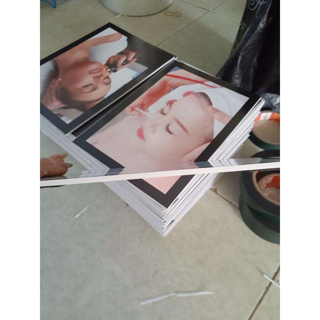 Bộ tranh FOMEX dán tường 11 tấm tiệm cắt tóc nữ. Mã TN11