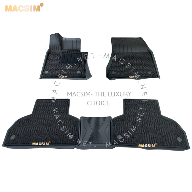 Thảm lót sàn ô tô 2 lớp cao cấp dành cho xe BMW X5 2014-2018 nhãn hiệu Macsim 3w chất liệu TPE
