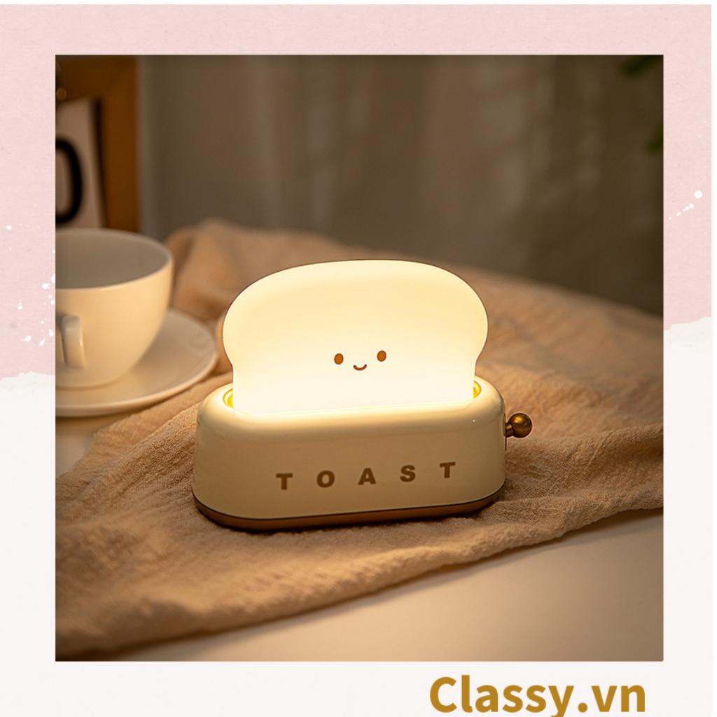 Đèn ngủ hình máy nướng bánh mì, đèn decor phòng Classy nhiều chế độ sáng PK1477