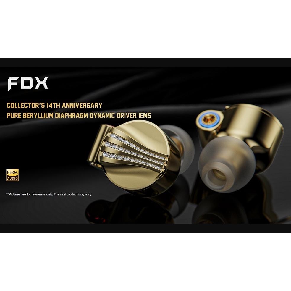 Tai Nghe Cao Cấp Fiio FDX Gold - Tráng Vàng 24k - Limited - Hàng Chính Hãng