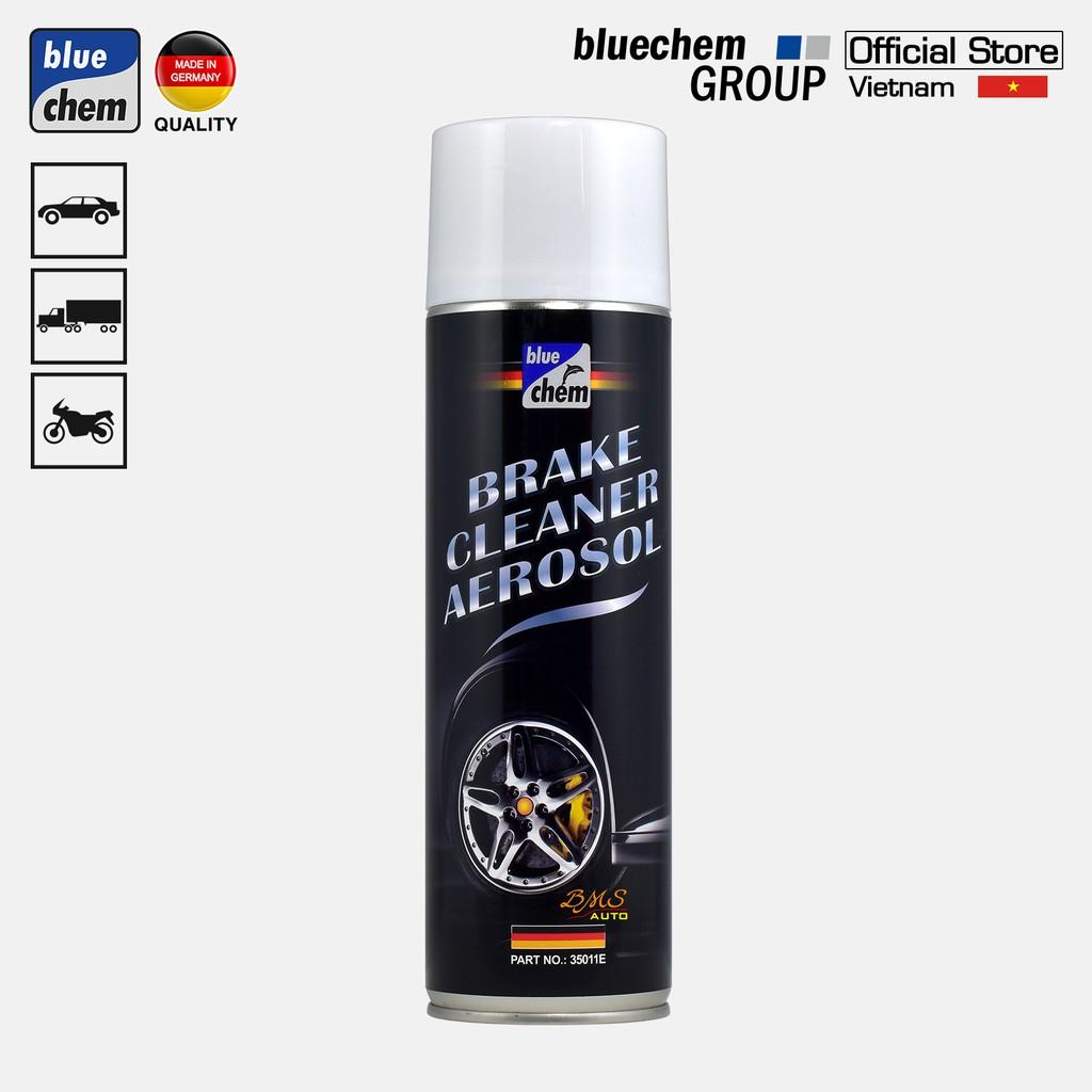 Dung dịch Bluechem Vệ sinh Đĩa - Bố phanh, Nhông Sên Dĩa (Brake Cleaner Aerosol) 500ml