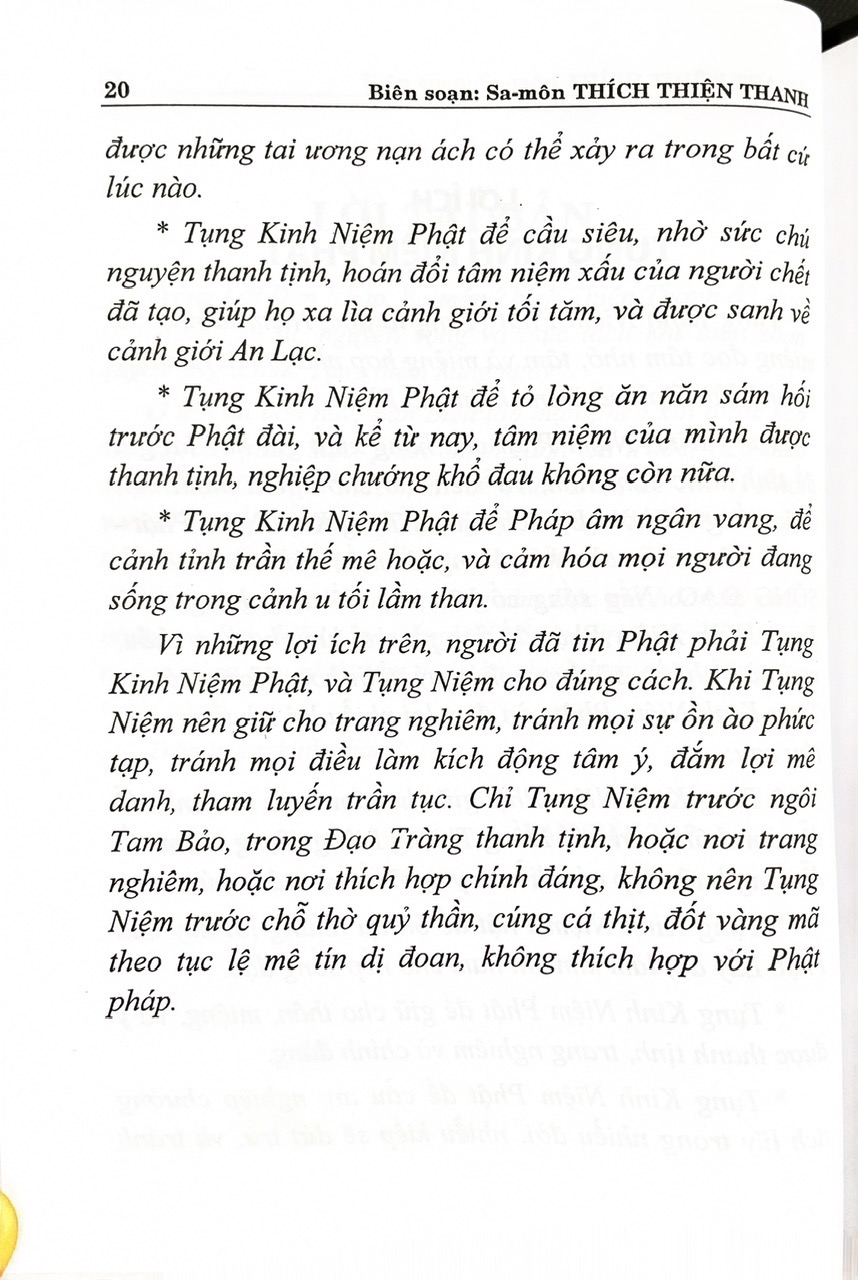 Nghi Thức Tụng Niệm Hàng Ngày