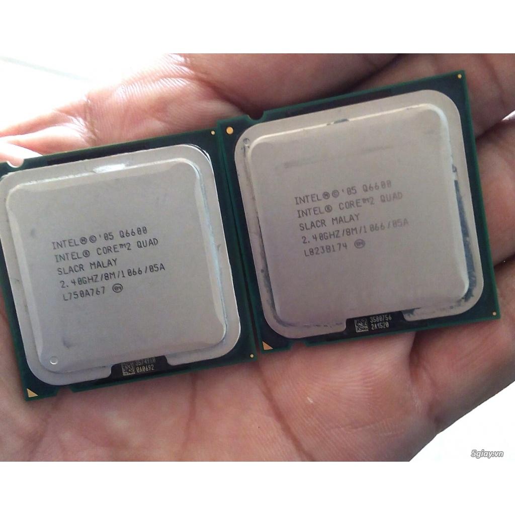 CPU Core 2 Quad Q6600 Socket 775 (4 Lõi- 4 Luồng) - Hàng Chính Hãng