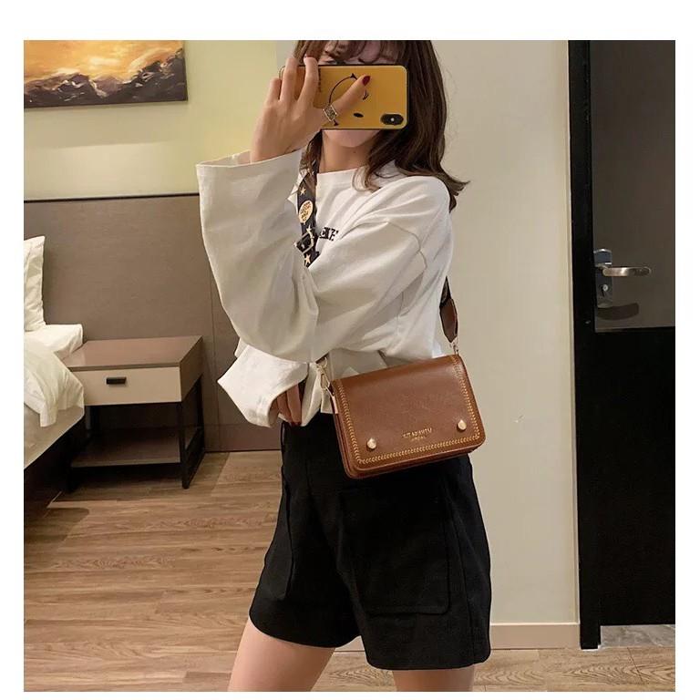 TÚI ĐEO CHÉO MINI ULZZANG THỜI TRANG NỮ CAO CẤP DÂY ĐEO CHÉO LỤA BẢN TO PHỤ KIỆN THỜI TRANG