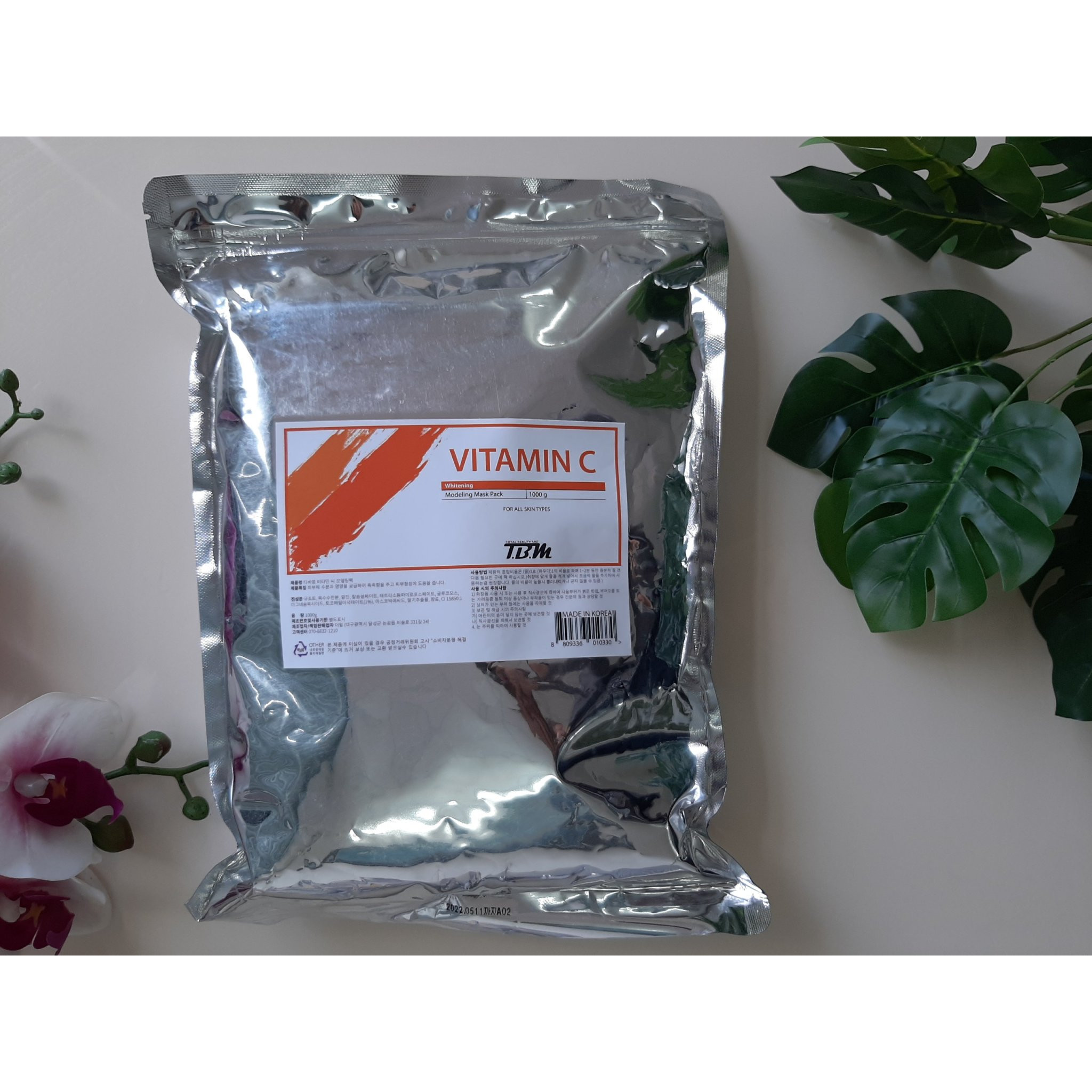 [KHUYẾN MÃI] Bột Mặt Nạ Dẻo Vitamin C Sáng Da Mờ Thâm Mờ Sắc Tố TBM Hàn Quốc 1kg