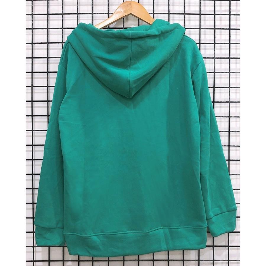 ÁO KHOÁC NỈ NGOẠI Trơn (HD1150 - Dây Kéo - Kèm Ảnh Thật