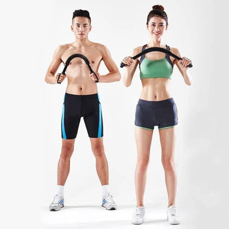 Gậy lò xo tập cơ tay dụng cụ bẻ tăng lực tay vai xô cơ ngực 40kg 50kg 60kg 100kg gym thể thao hiệu quả