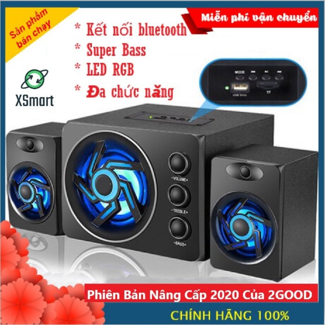 Loa Vi Tính Bluetooth Gaming XSmart SADA D-209 Super Bass Phiên bản nâng cấp của 2GOOD Dùng Cho PC Laptop Điện Thoại - Hàng Chính Hãng