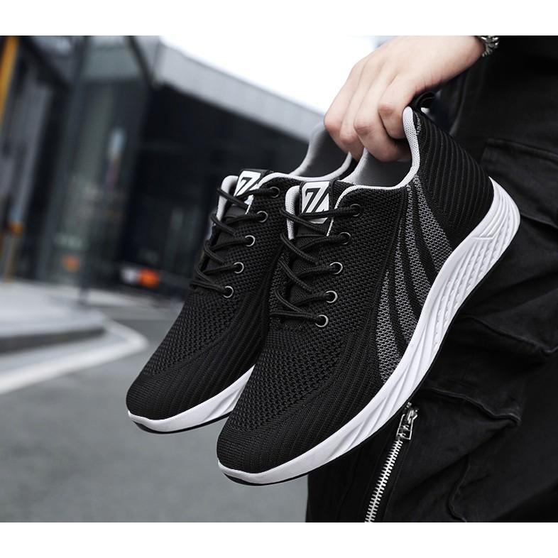 Giày Nam Sneaker Chất Liệu Cao Cấp, Đế Cao Su Mềm Phong Cách Trẻ Trung Năng Động - GN389