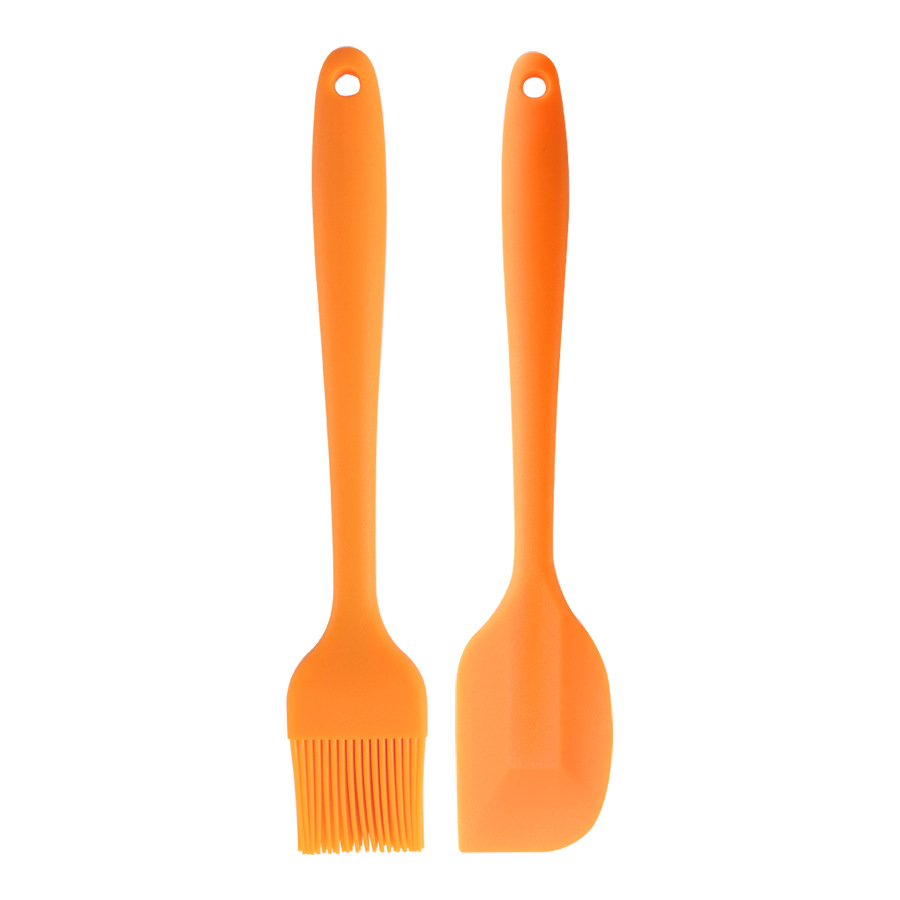 [Size Lớn] Set 2 món phới dẹt và cọ làm bánh cùng màu sắc 28cm