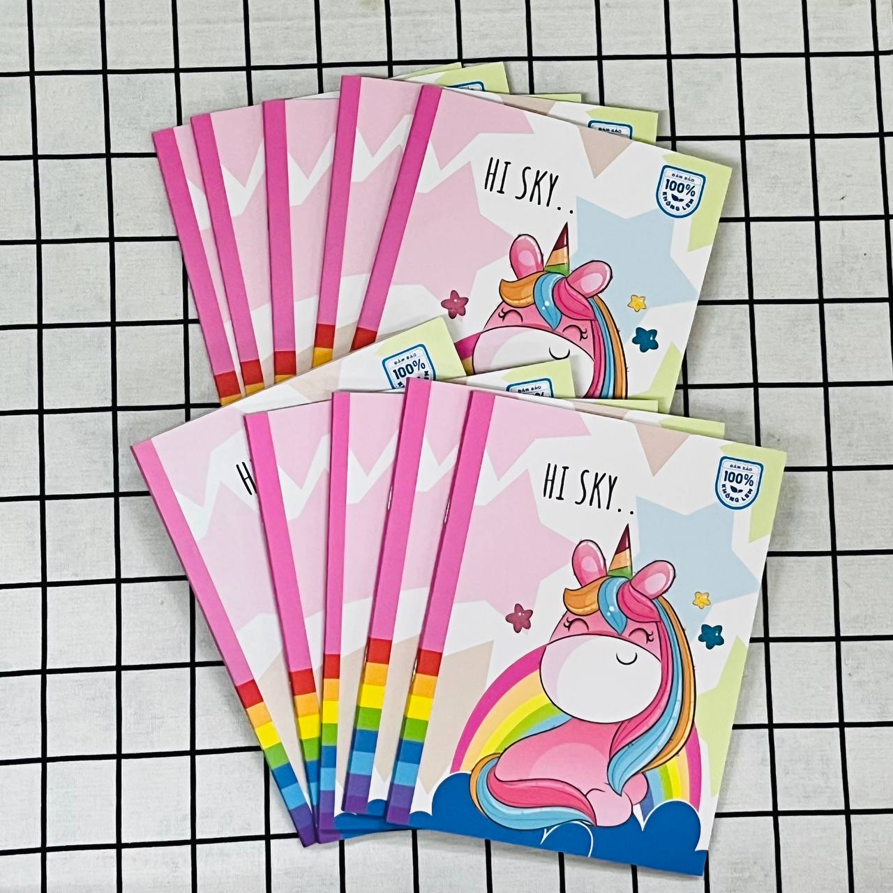 Tập Học Sinh Vanlangbooks 96 Trang Định Lượng 80 (4 Ôly) - Baby Unicorn - Vanlangbooks