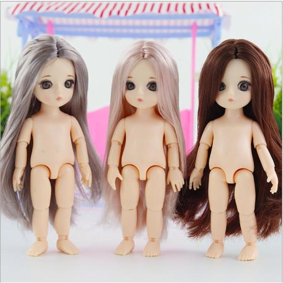 Búp bê Baboliy ob11 cao 16cm 13 khớp không kèm quần áo Adhshop