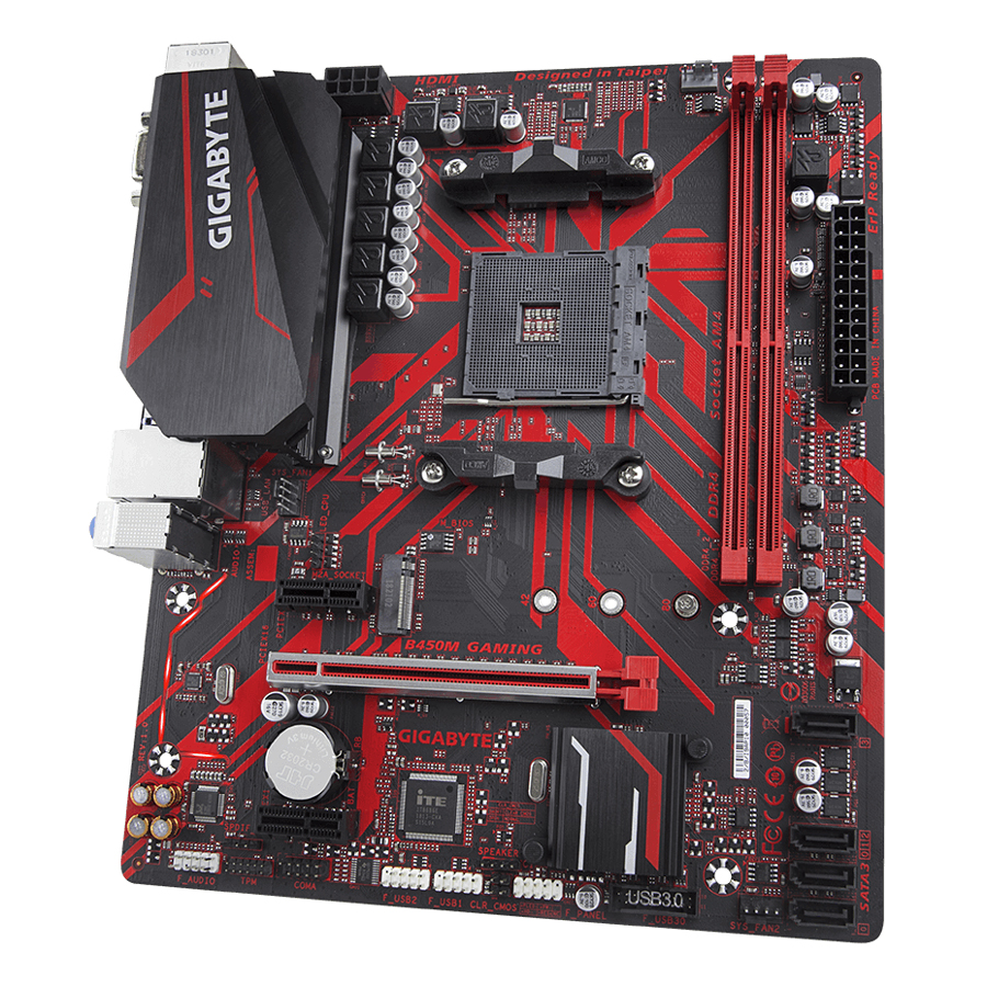 Bo Mạch Chủ Mainboard Gigabyte GA-B450M GAMING - Hàng Chính Hãng