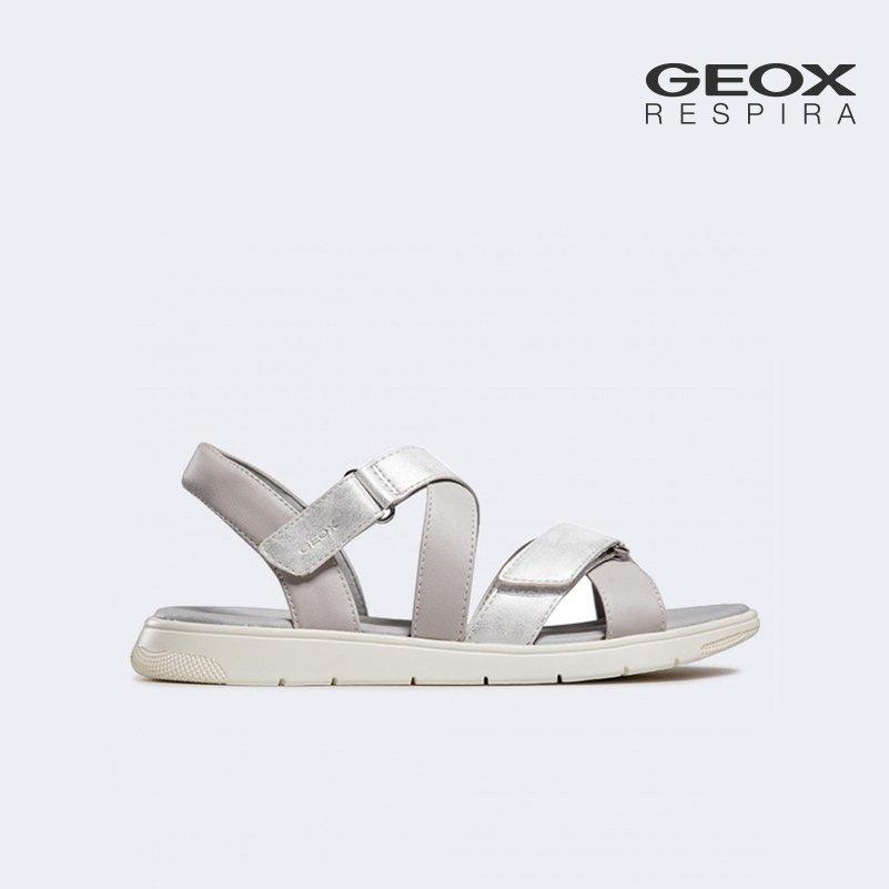 Giày Sandals Nữ GEOX D Dandra A - OFF WHITE/WHITE