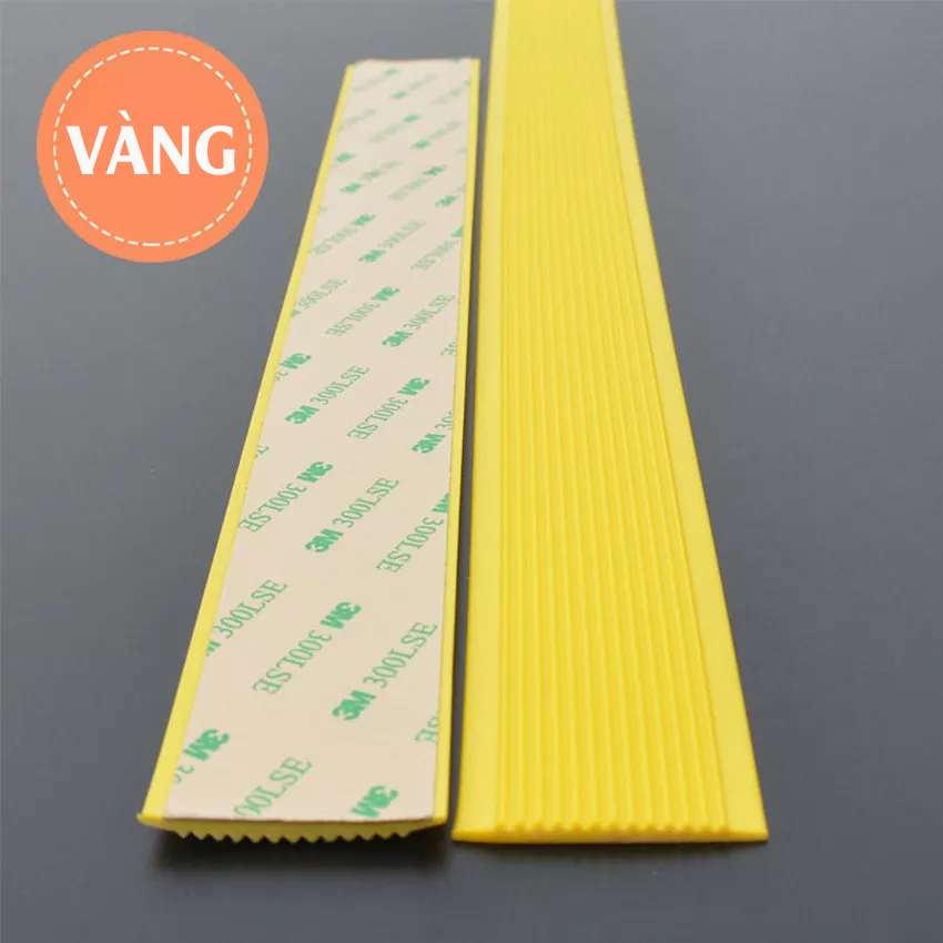 Băng Keo Chống Trượt, Miếng Dán Bậc Cầu Thang Bằng Nhựa PVC Dài 1 Mét Sẵn Keo 3M Siêu Dính, Anh Toàn Legaxi