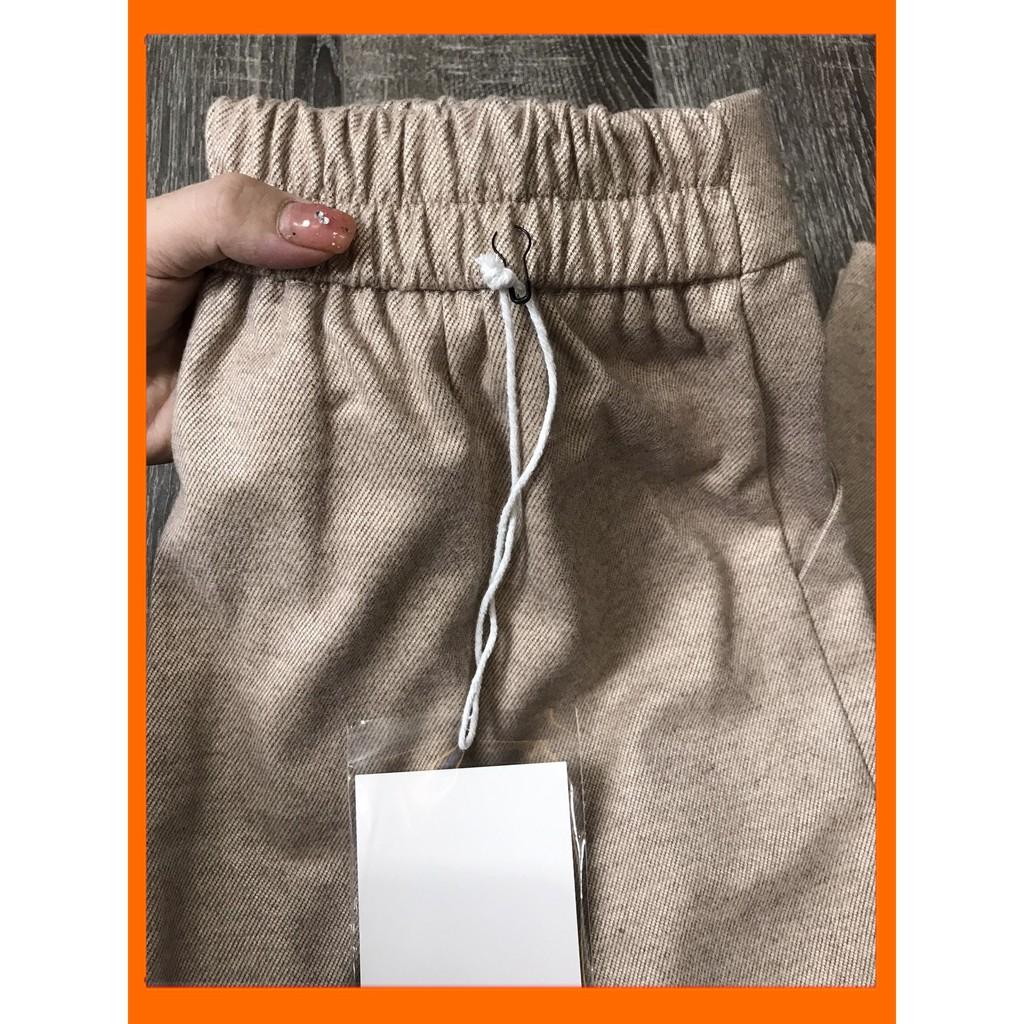 NEW 2020 Quần baggy dạ cúc Hàn Quốc siêu đẹp