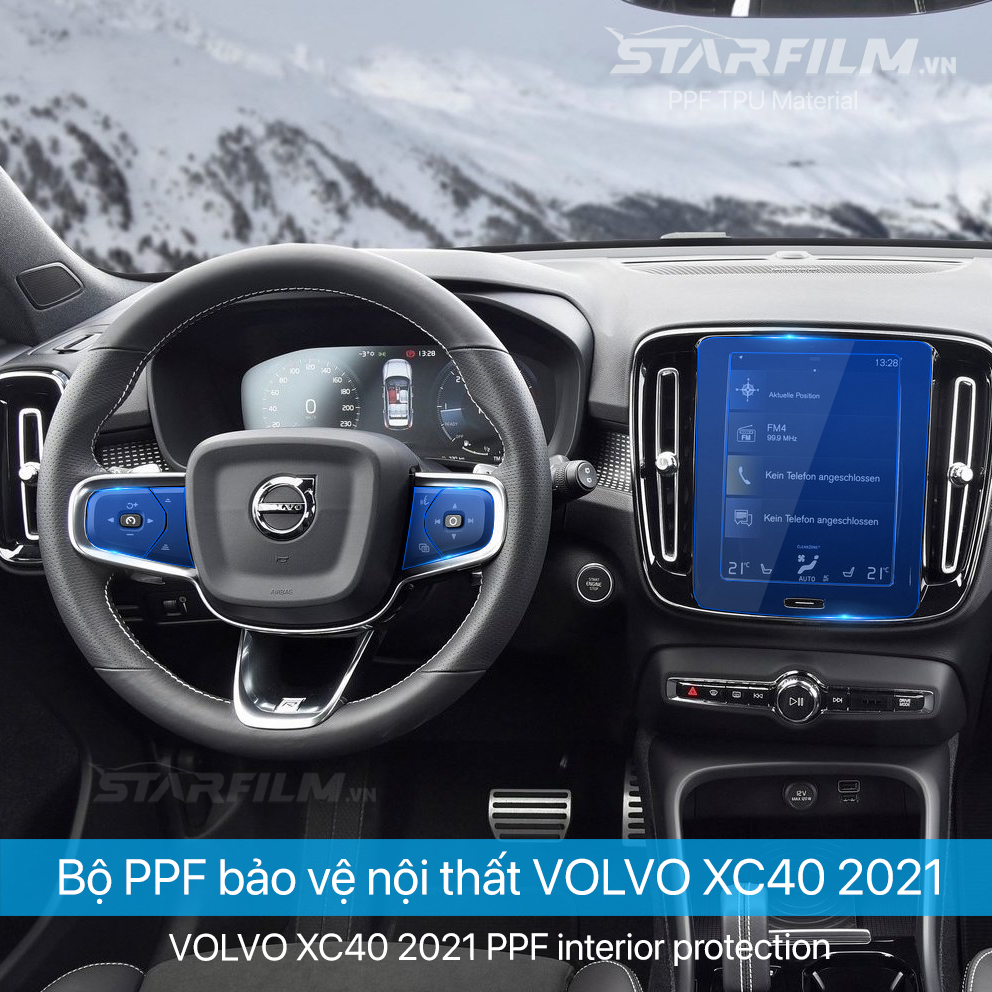 Volvo XC 40 PPF TPU Nội thất chống xước tự hồi phục STARFILM