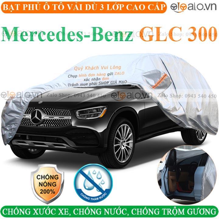 Bạt che phủ ô tô Mercedes Benz GLC 300 3 lớp cao cấp - OTOALO