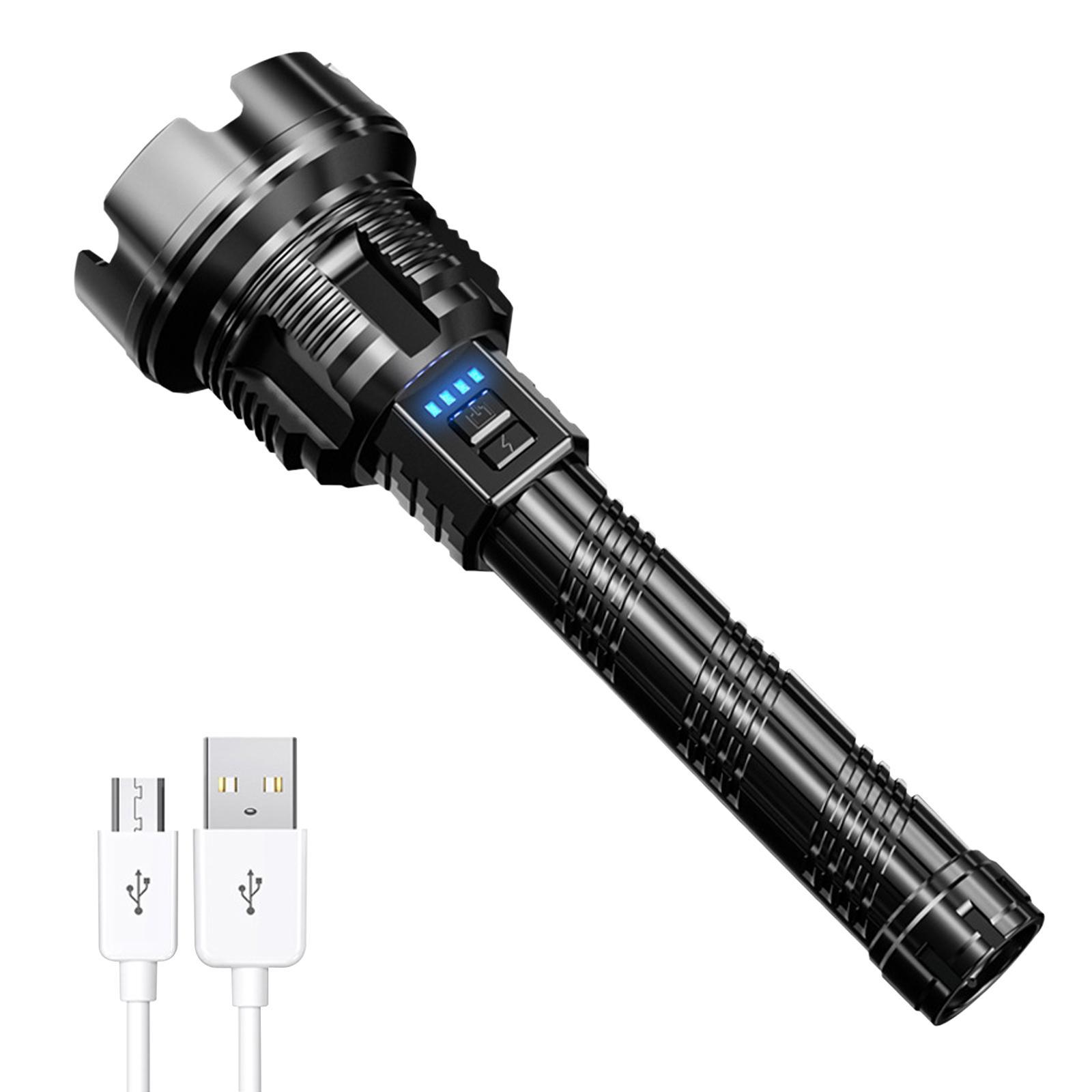 Rechargeable Flashlight Rechargeable Torch Light for Outdoor Fishing Camping