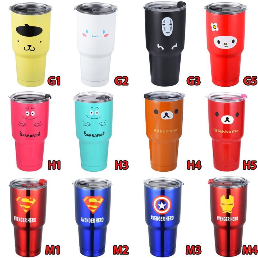 Combo Ly Giữ Nhiệt Thái Lan 900Ml Tặng Kèm Túi Đựng, Ống Hút Và Cọ Rửa - CH Hương Thị Miễn Phí Vận Chuyển