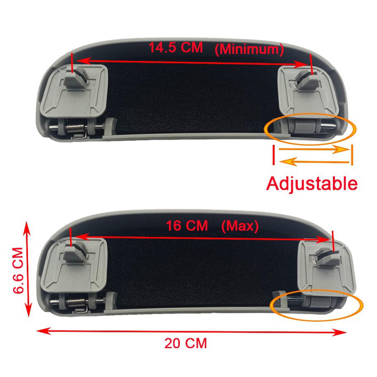 Car Sun Visor Glasses Storage Case Box Ticket Holder Fit Toyota RAV4 Camry Corolla CHR