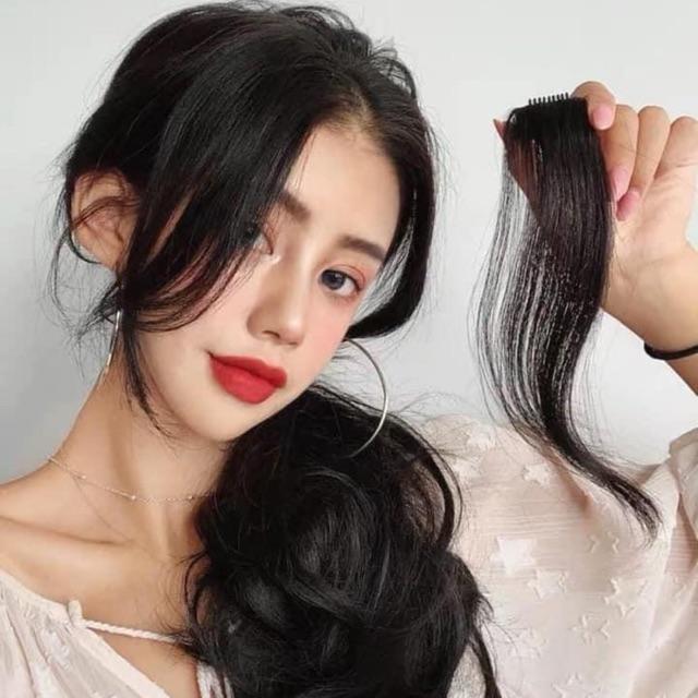 Tóc Mái Dài Kiểu Hàn ️Dệt Tóc Thật ️