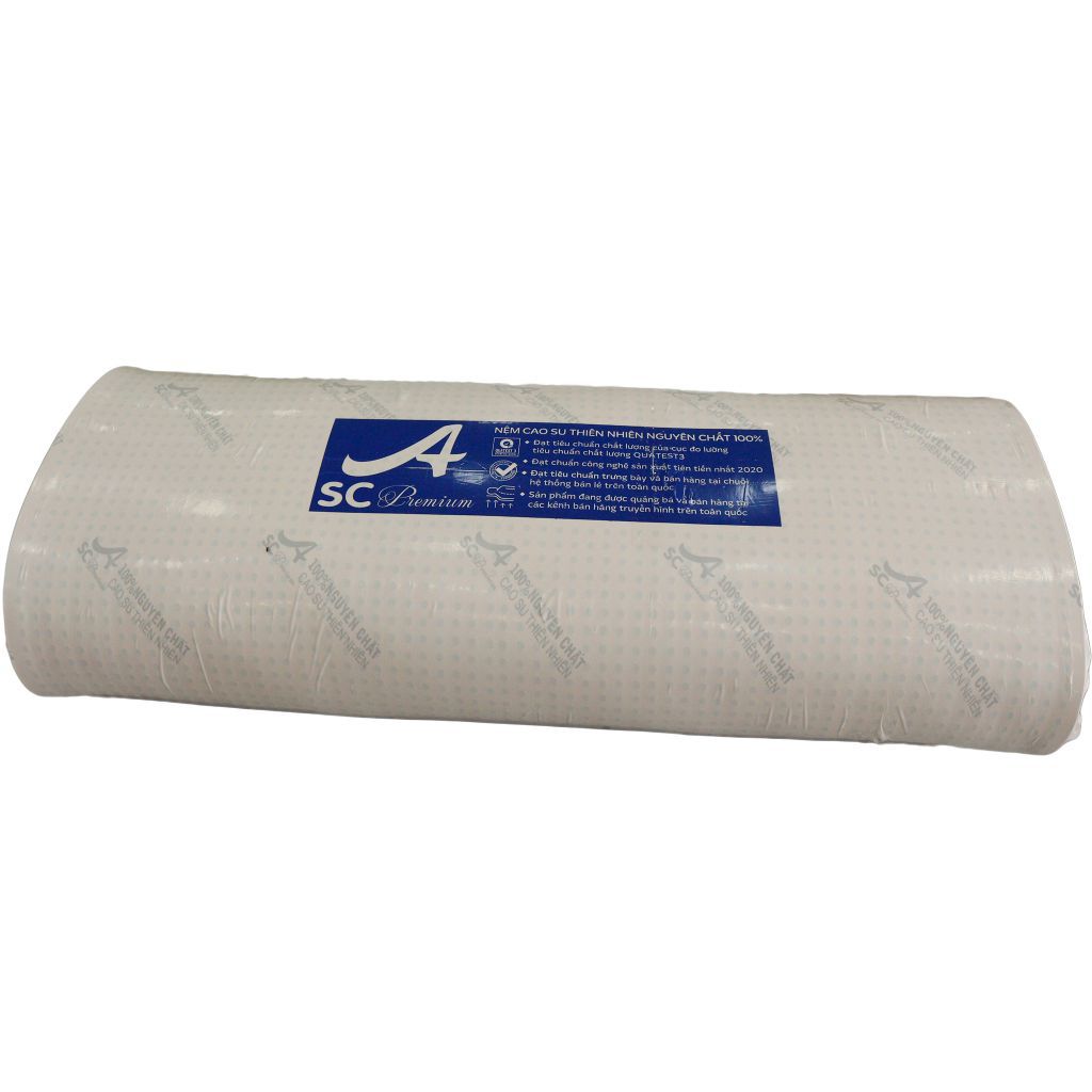 Nệm Cao Su Thiên Nhiên Truyền Thống ASC Kích Thước 2m0x1m4, Độ Dày 10cm