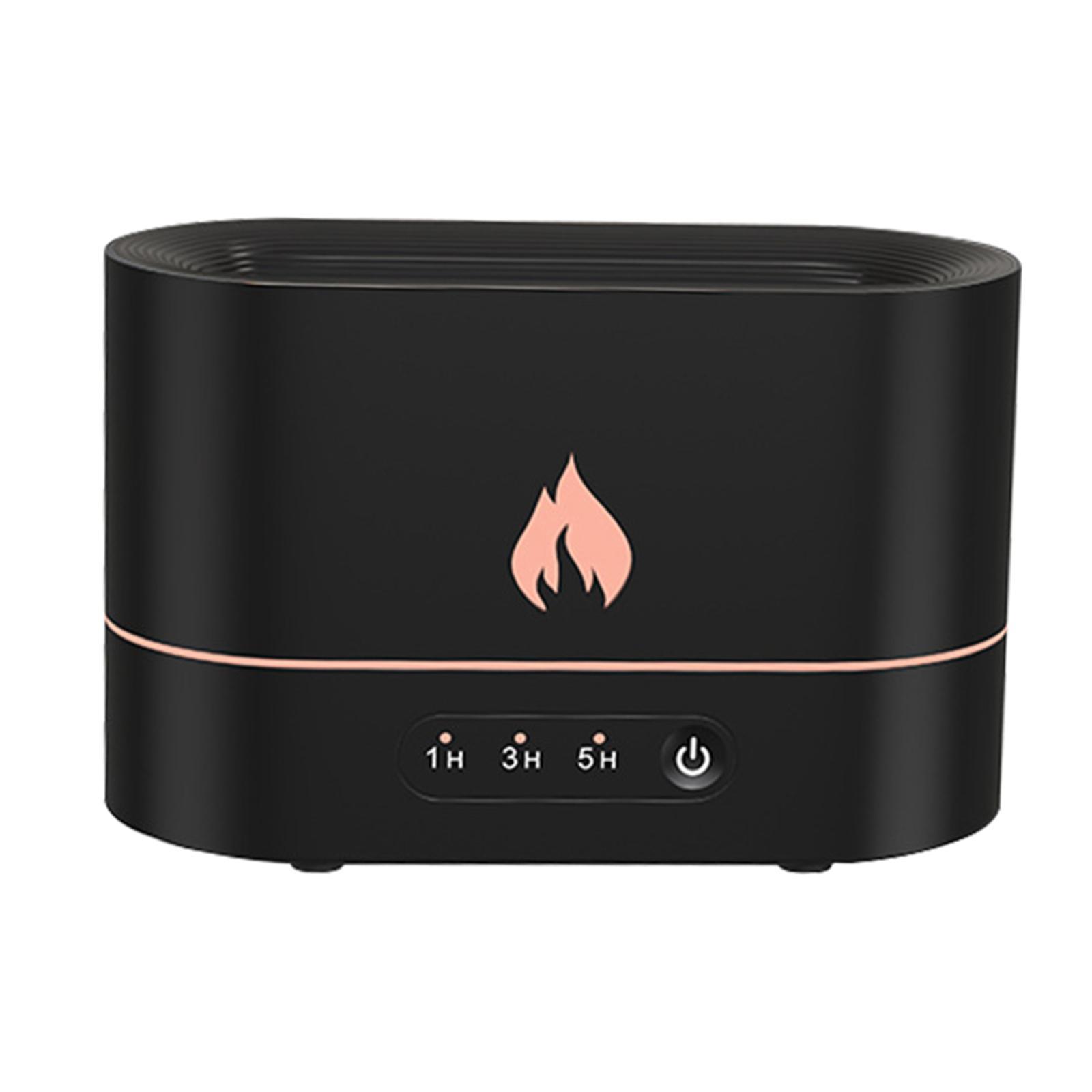 Air Humidifier Waterless Auto Shut-Off with Realistic Flame for Travel