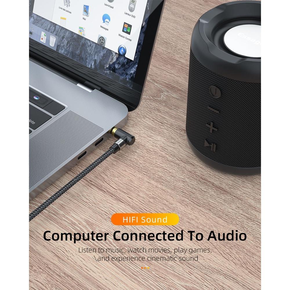 Dây cáp tai nghe Essager AUX giắc cắm 3.5mm HiFi cho loa/ tai nghe/ laptop