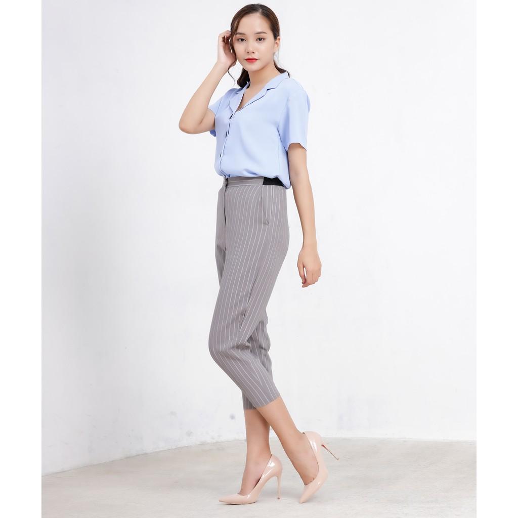 Áo sơ mi cổ Vest nữ Callia Danton shirt
