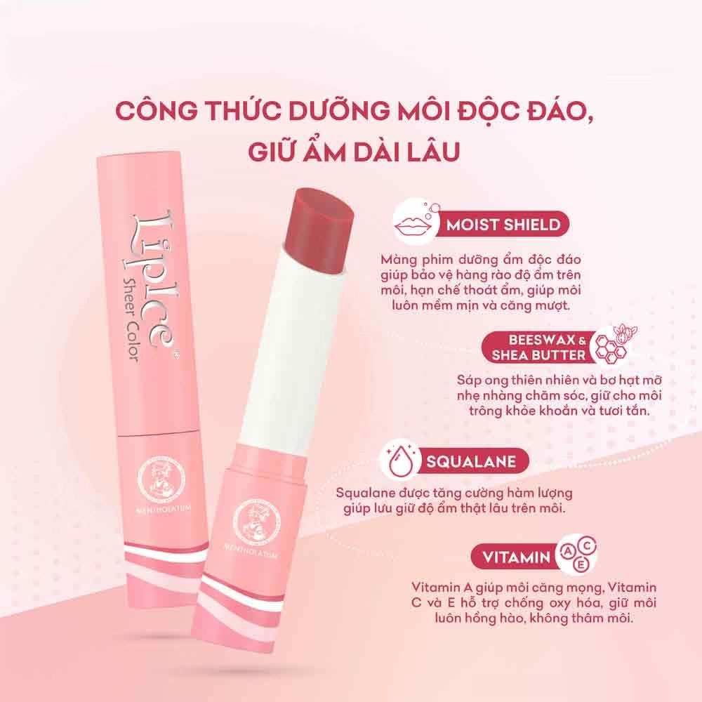 Son Dưỡng Có Màu Lipice Sheer Color 2.4g