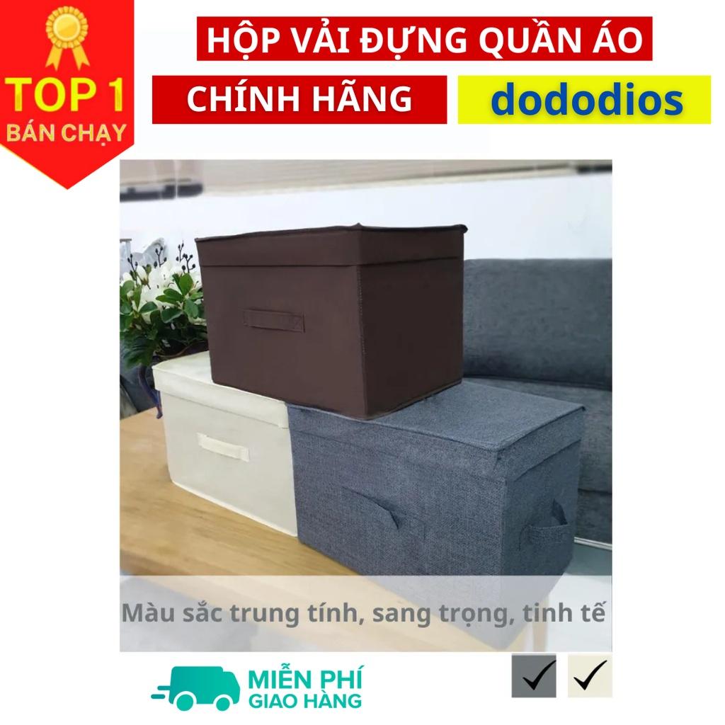 Hôp vải nắp liền đựng quần áo, đựng đồ chơi, đồ dùng trong nhà, hãng Yamazen xuất Nhật DoDoDios House