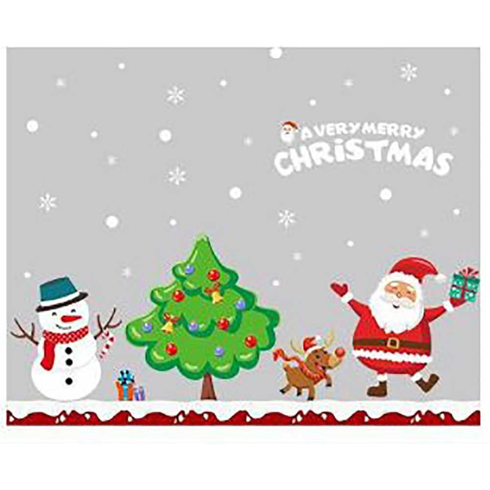 DECAL TRANG TRÍ NOEL 2 MẶT 2021 SỐ 7