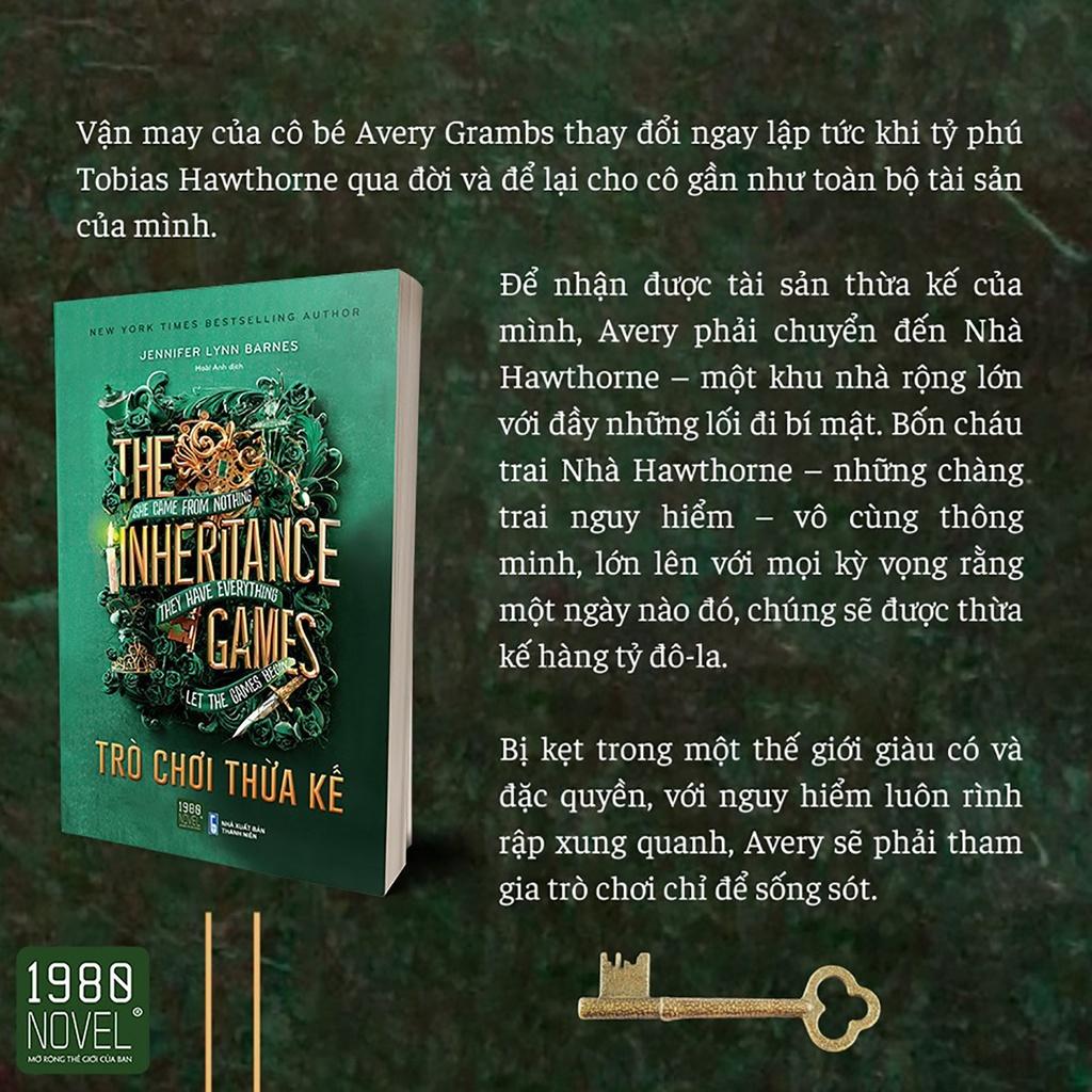 Sách - The Inheritance Games Trò chơi thừa kế - 1980Books