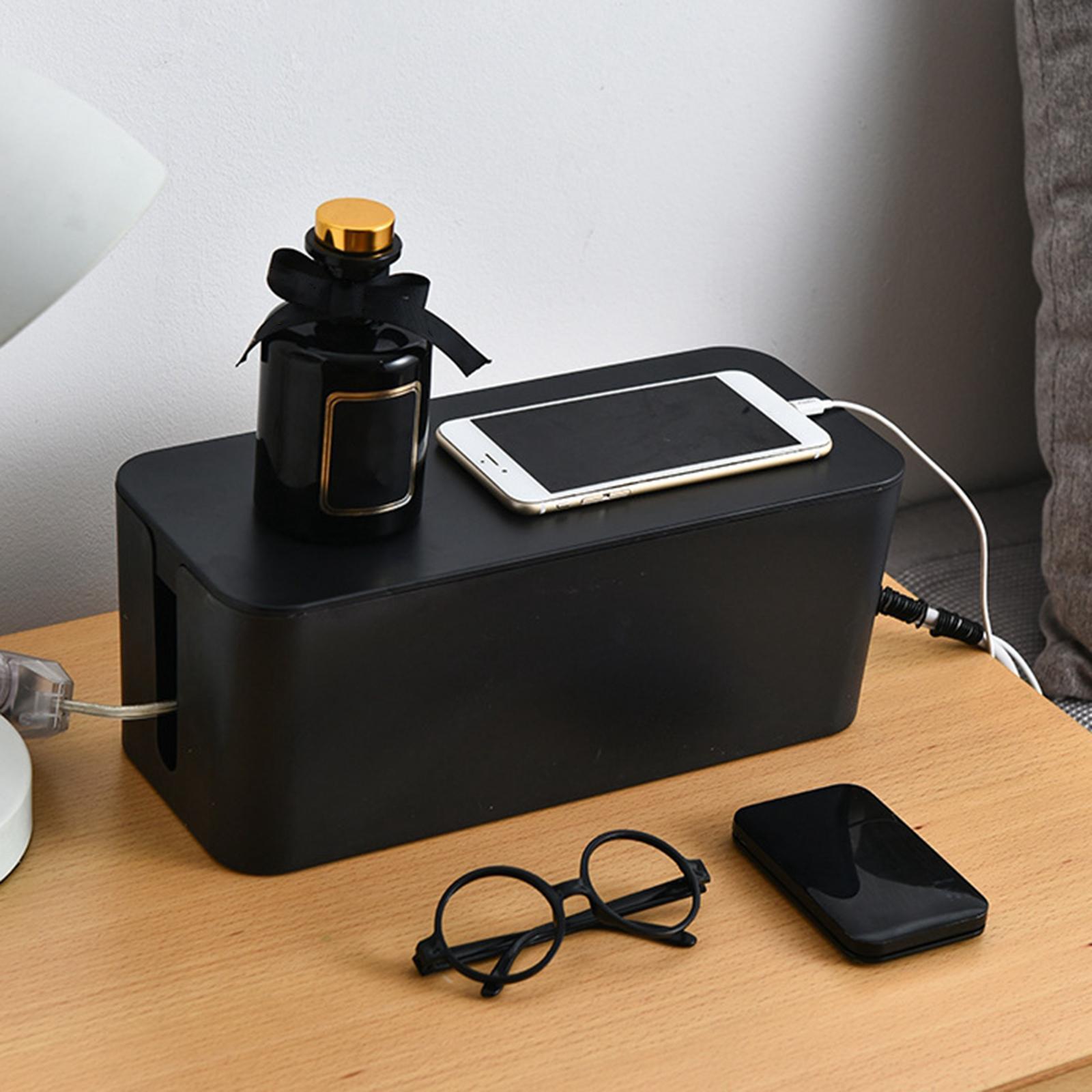 Multi-purpose Cable Tidy Case Management Cord Organizer Wires Keeper Black L