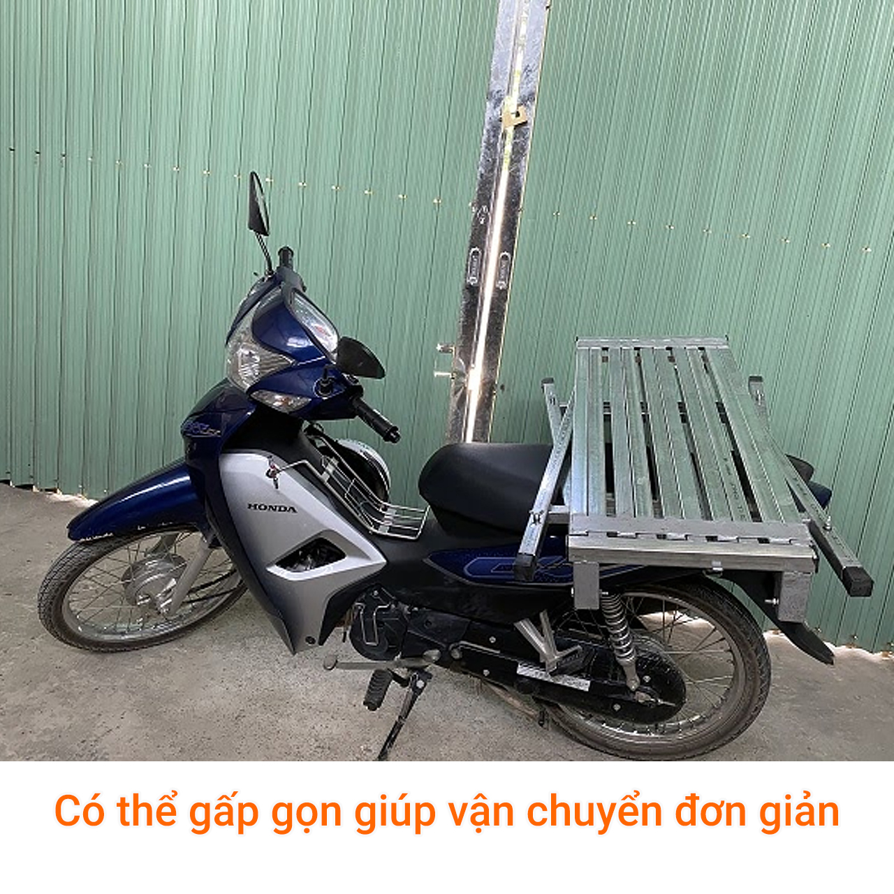 Giàn giáo gấp gọn thông minh GT4386 cao 1m55 tùy chỉnh mặt đứng 160x36cm nặng 18kg chắc chắn