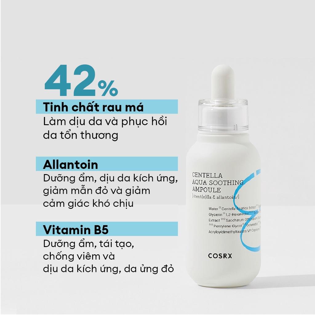 Tinh Chất Cấp Nước Và Dịu Da COSRX Hydrium Centella Aqua Soothing Ampoule 40ml