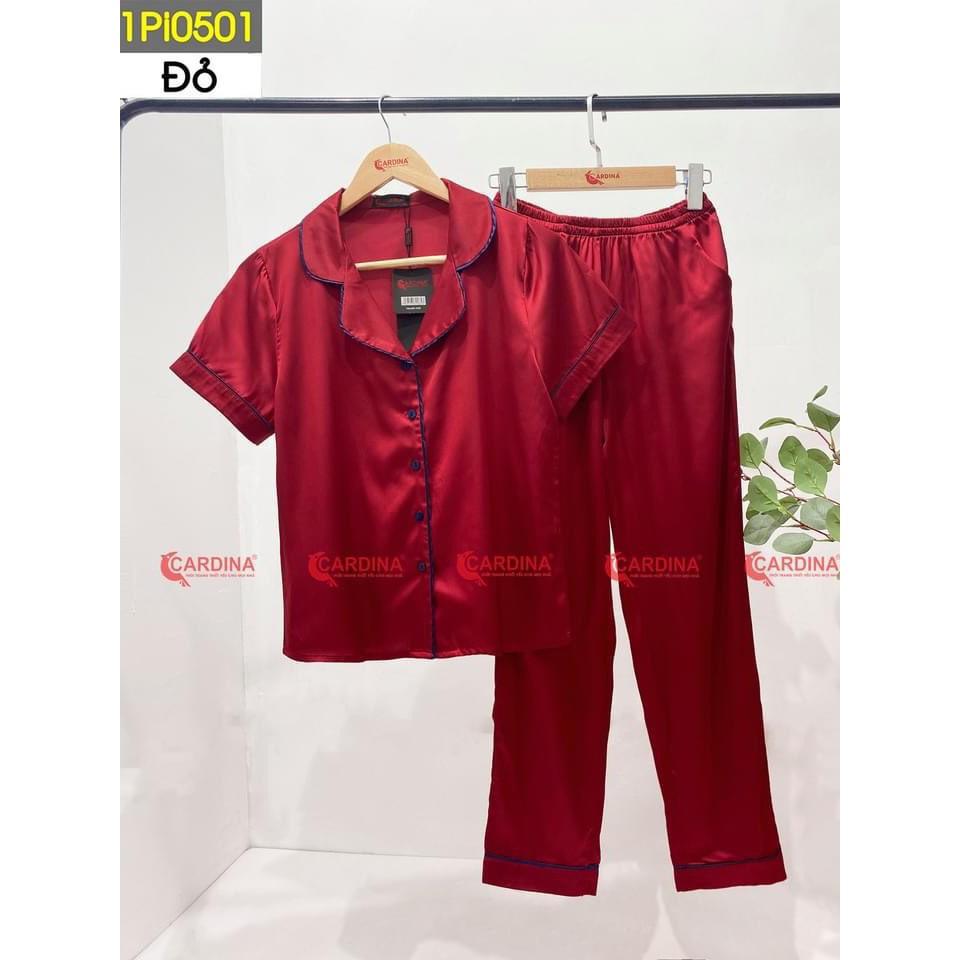 Bộ Pijama Nữ  Cộc Tay Quần Dài Chất Lụa Satin Nhật Cao Cấp Cho Nàng Vẻ Ngoài Trẻ Trung, Hiện Đại