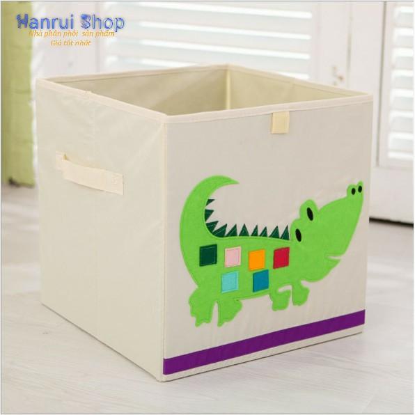 Hộp đựng đồ chơi cho bé hoạ tiết hoạt hình ngộ nghĩnh, chống nước (bộ 4 cái) - ShopToro - AsiaMart